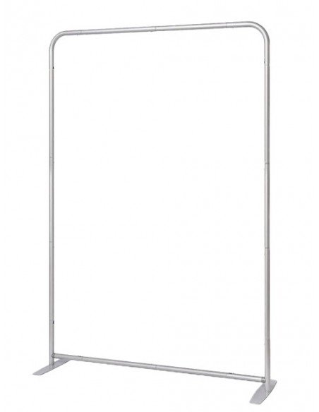 Photo de la structure d'un photocall droit sur pieds.