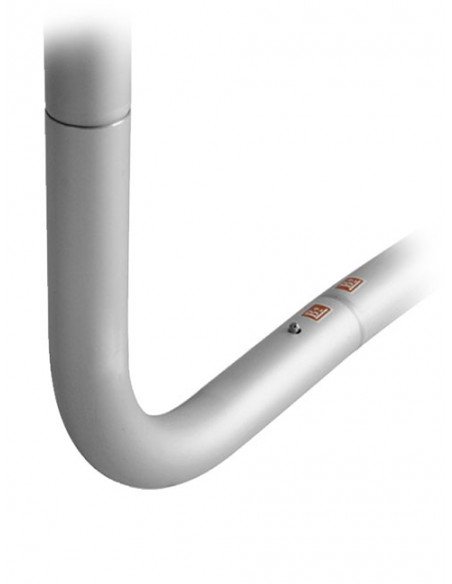 Image d'un pied de structure vue de près.